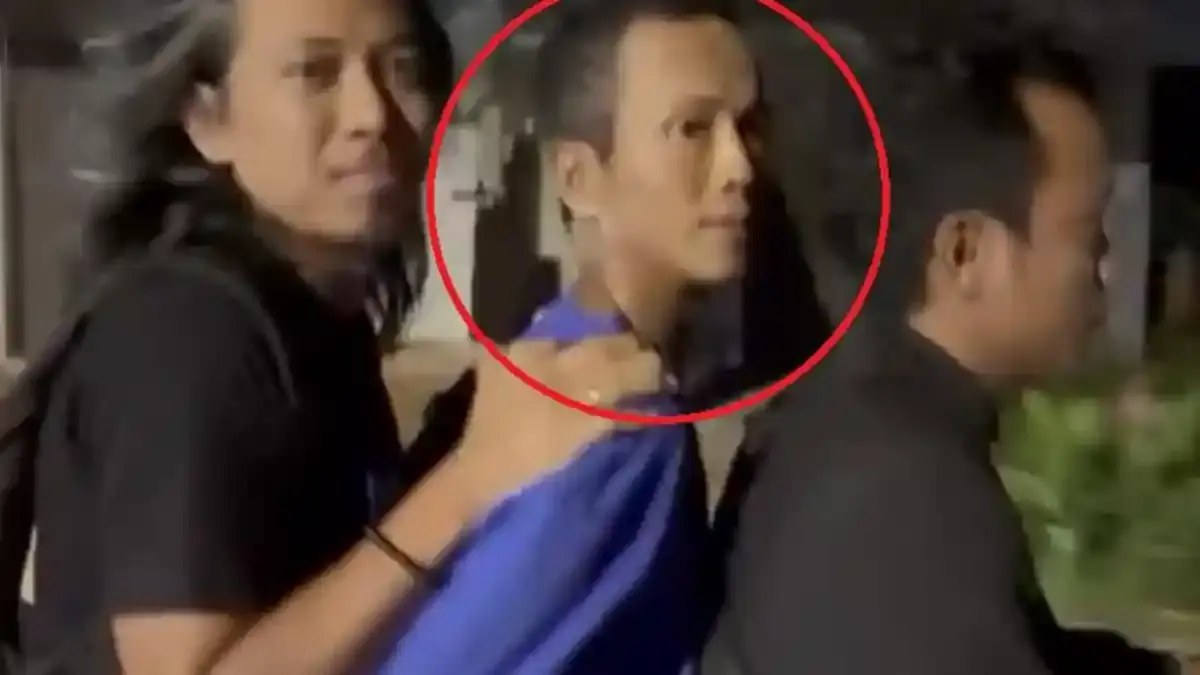 Tampang S, Paman yang Tega Bakar Keponakan Pakai Bensin Tak Melawan saat Ditangkap Polisi di Jepara - Tribunjateng.com
