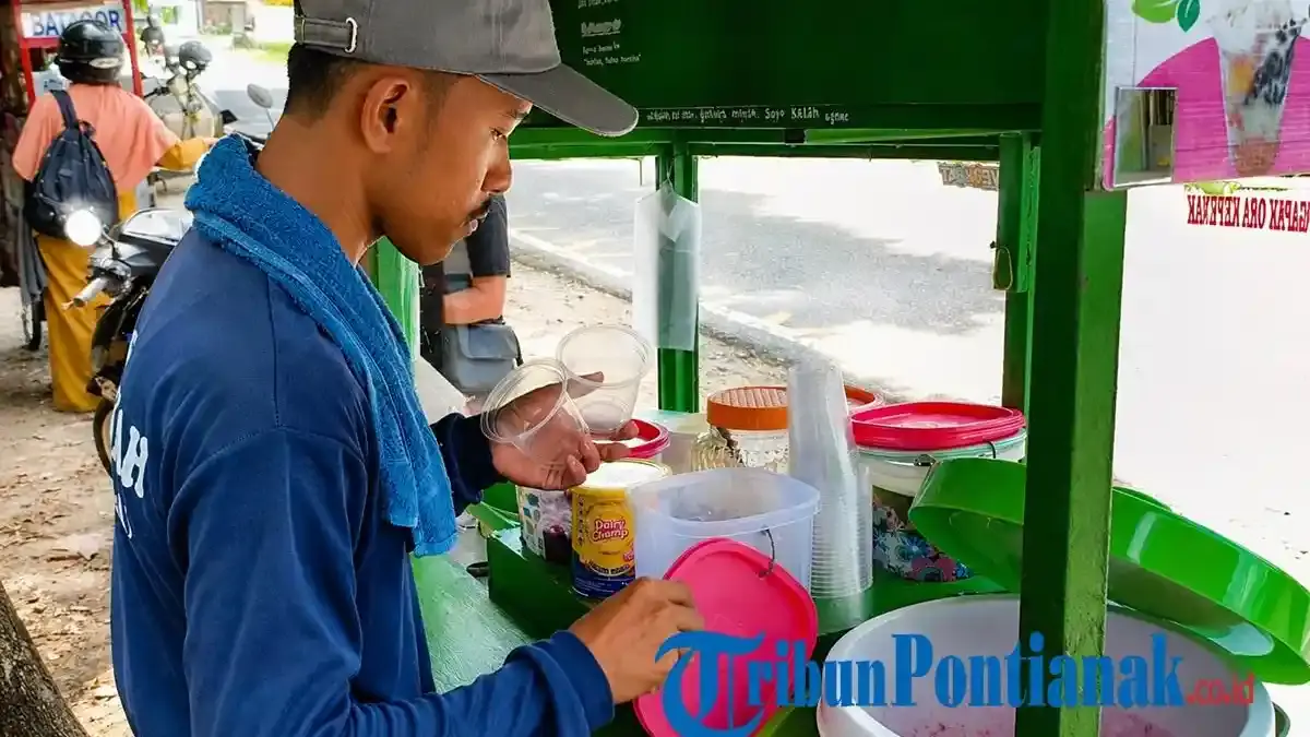 Pedagang Es Doger di Sekadau Keluhkan Sulitnya Gas Elpiji 3 Kg, Terpaksa Beli Rp 40 Ribu per Tabung - Tribunpontianak.co.id