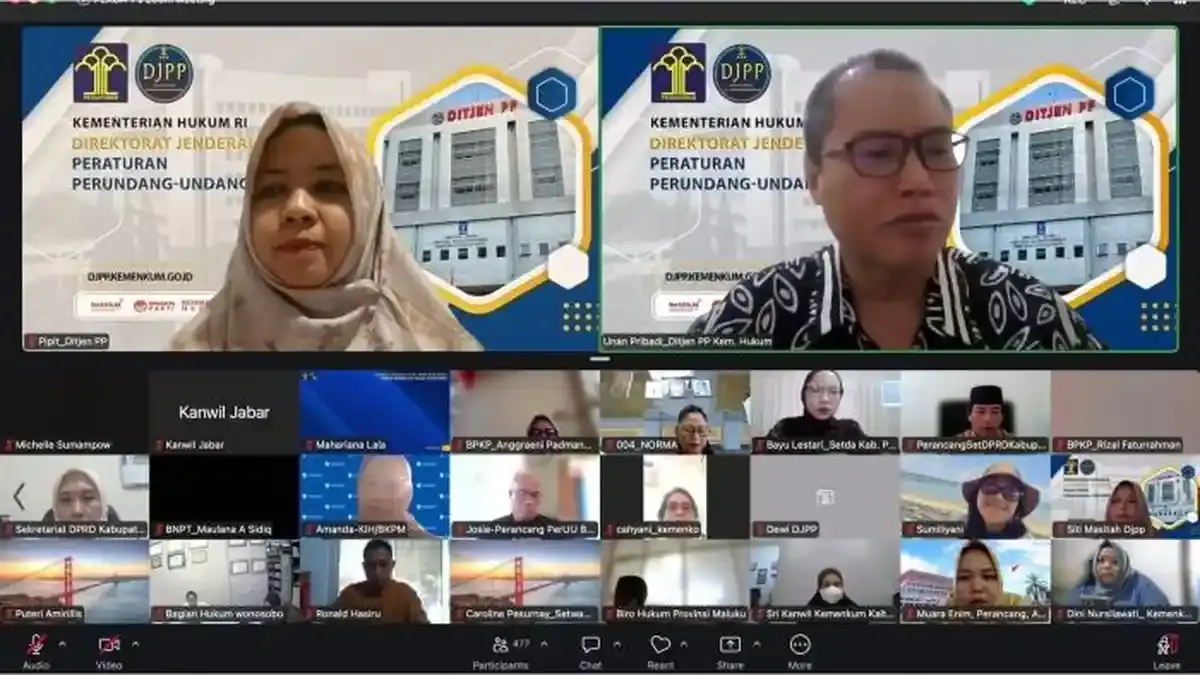 Kemenkum Jabar Perkuat Kompetensi Perancang Regulasi Lewat Bedah Metode Omnibus - Tribunjabar.id