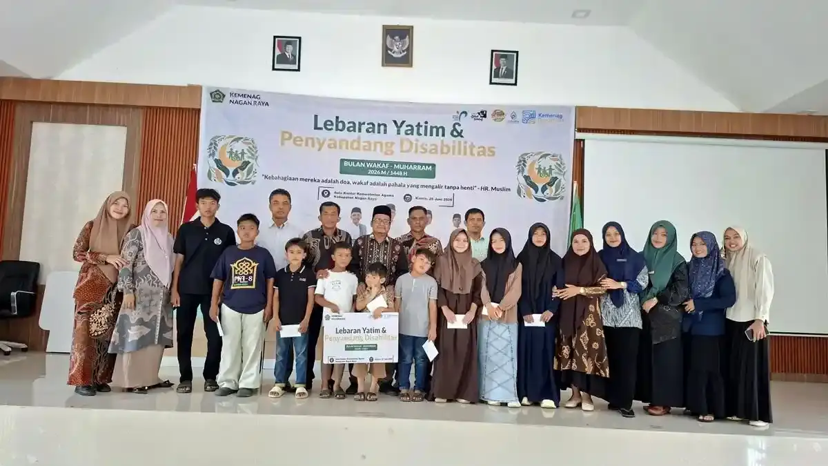 Kemenang Nagan Raya Santuni 500 Anak Yatim dan Penyandang Disabilitas - Serambinews.com
