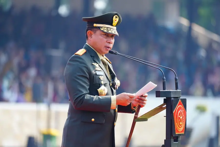 Foto: Panglima TNI Lantik 1.737 Perwira Remaja TNI di Magelang. - Koran Jakarta ®