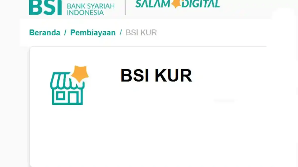 Tabel Angsuran KUR BSI Juni 2026, Cek Syarat dan Cara Pengajuannya - Tribunsumsel.com