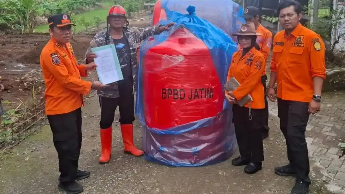 BPBD Nganjuk Siaga Hadapi Kemarau, Empat Kecamatan Masuk Peta Rawan Kekeringan - Surya.co.id