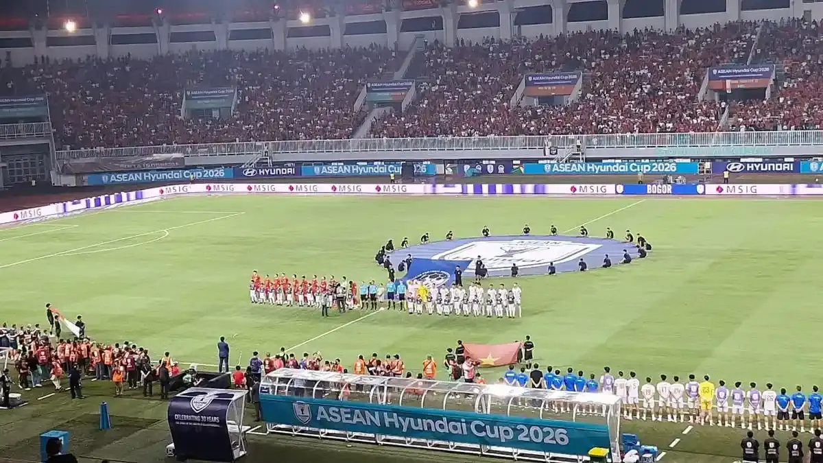 Babak I Indonesia Tertinggal 0-2 dari Vietnam, Pakansari Sempat Terdiam, Garuda Wajib Balas - Wartakotalive.com