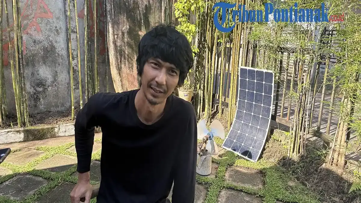 Di Tengah Pemadaman Listrik Bergilir, Warga Pontianak Andalkan Energi Panel Surya - Tribunpontianak.co.id