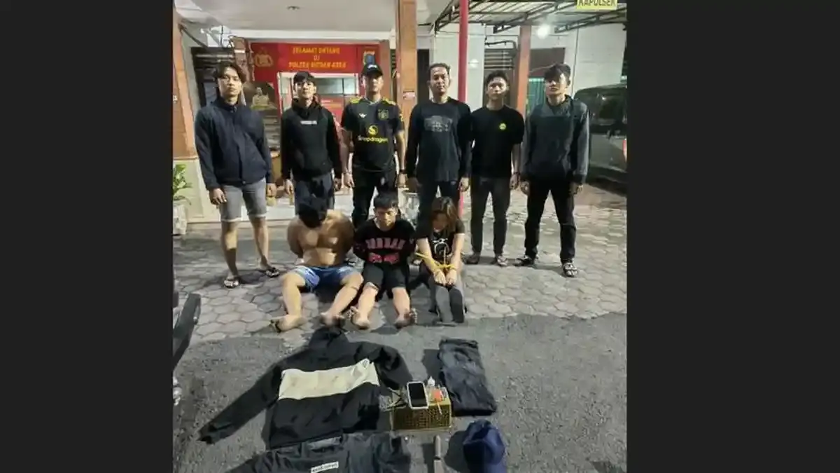 Modus Check In, Tim Resmob Polrestabes Medan Tangkap Pelaku Curanmor - Tribun-medan.com