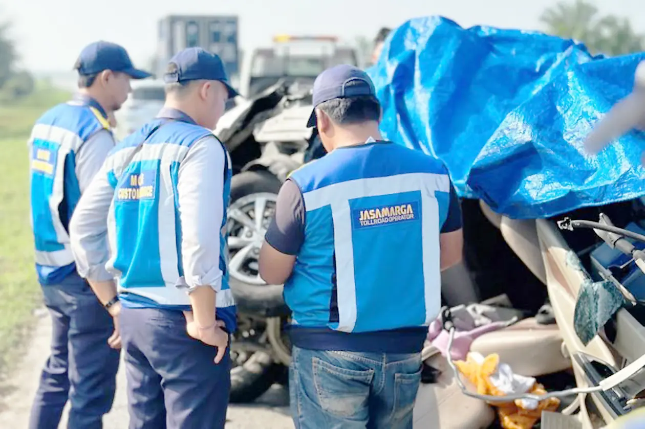Lalu Lintas Tol Medan-Kualanamu-Tebingtinggi Kembali Normal Pasca-Kecelakaan