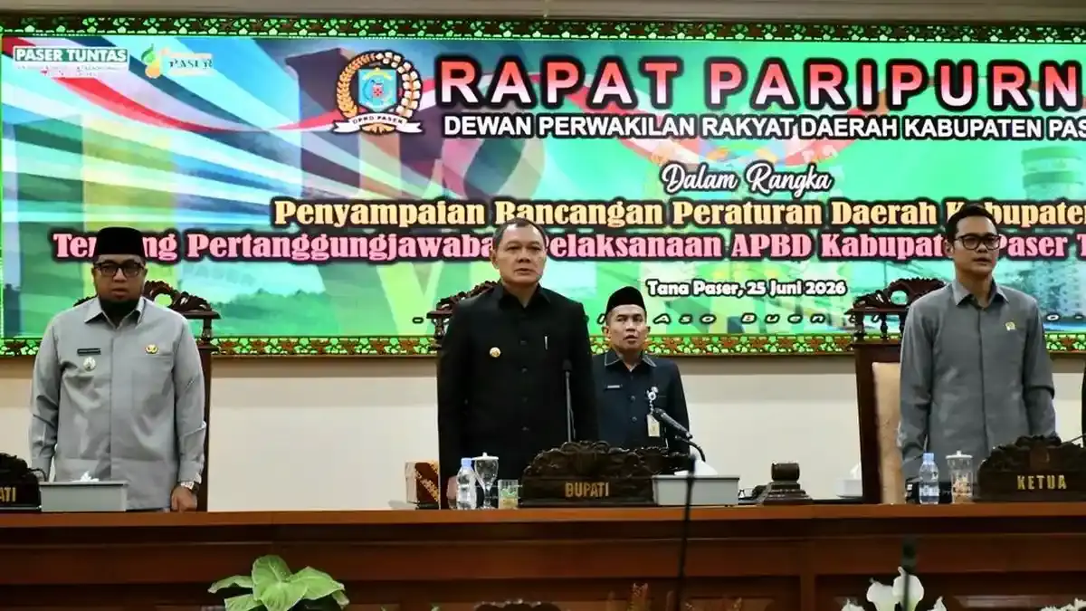DPRD Setujui Raperda APBD 2025, Pemkab Paser Janji Perkuat Tata Kelola Pemerintahan - Tribunkaltim.co