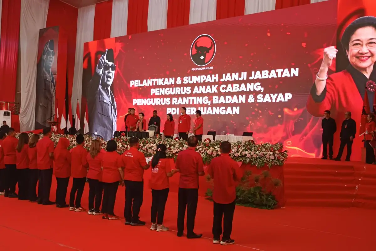 Megawati lantik pengurus PDIP di Sulawesi Utara