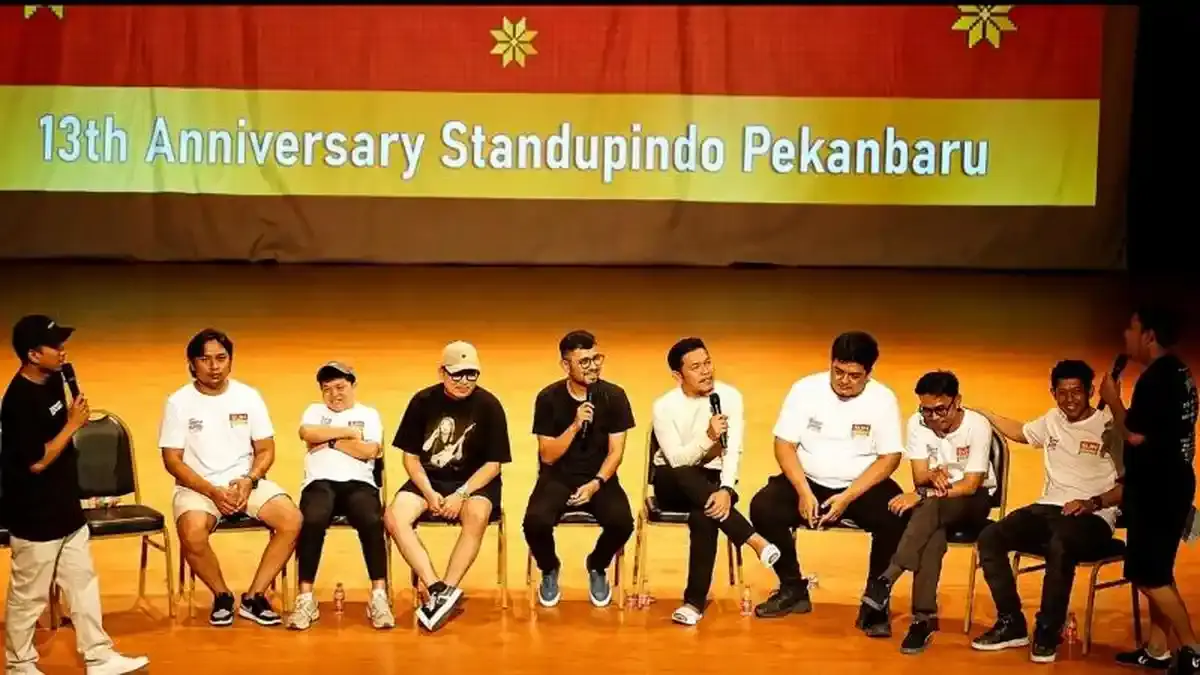 Mengintip Eksistensi Stand Up Indo Pekanbaru Menghibur Warga, Berawal dari Tawa di Coffee Shop - Tribunpekanbaru.com