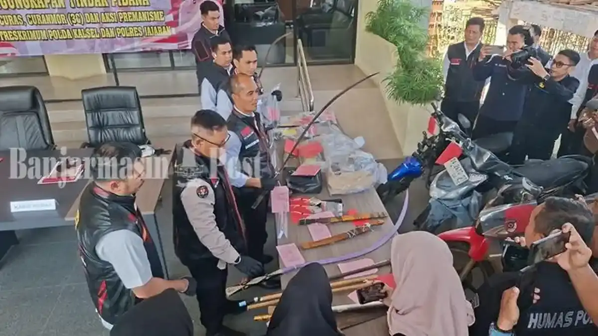 Ungkap 153 Laporan Polisi, Polda Kalsel Tangkap 211 Tersangka Kejahatan - Banjarmasinpost.co.id