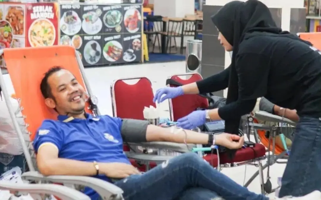 Siapkan Souvenir untuk 50 Pendonor Pertama, Panin Sekuritas Gelar Donor Darah di Mal Pekanbaru - Tribunpekanbaru.com