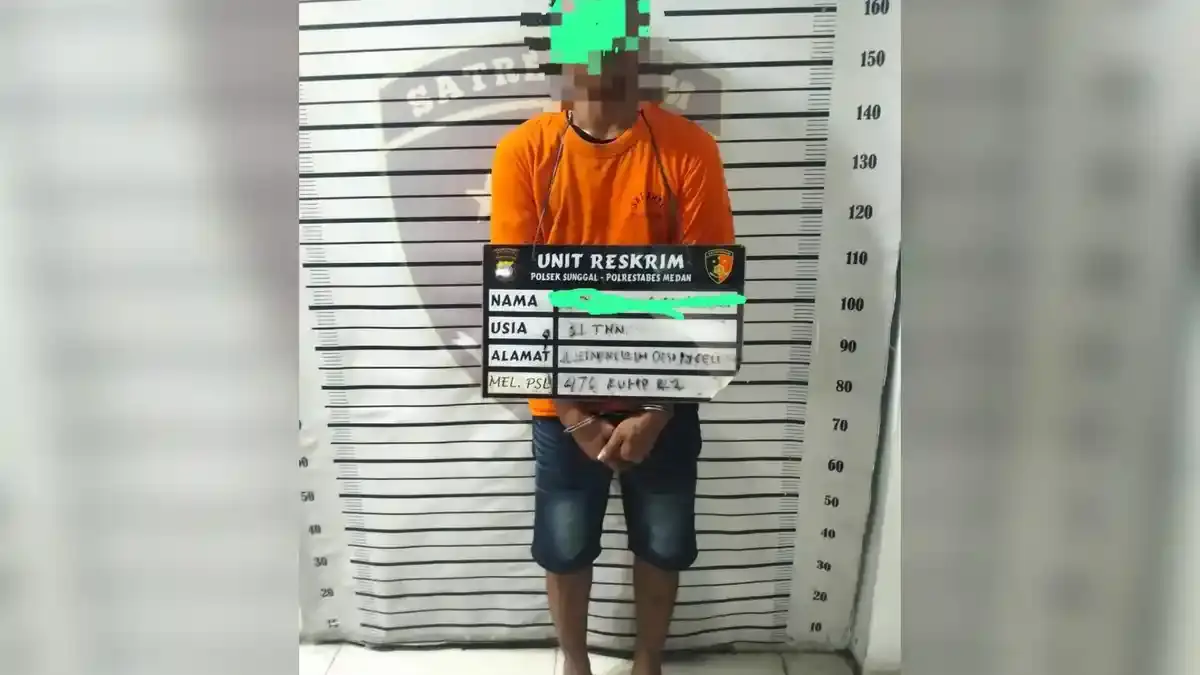 KOMPAKNYA Pasutri di Medan, Suami Maling Motor Lalu Digadaikan Istri Rp3 Juta, Uang Dibagi Dua - Tribun-medan.com