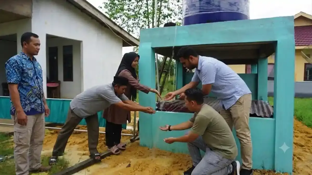 Masyarakat Kecamatan Tanggeung dan Cijati Sukabumi Kini Lebih Mudah Menikmati Sarana Air Bersih - Tribunjabar.id