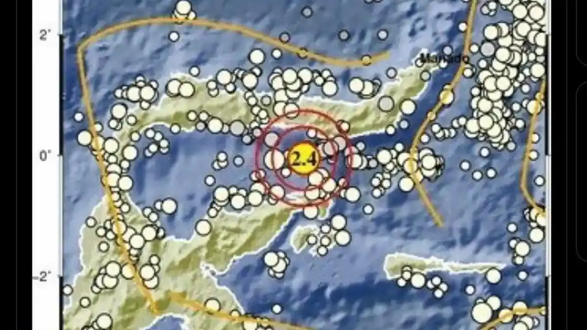 Terjadi Gempa Bumi di Gorontalo Malam Ini, Kamis 25 Juni 2026 - Tribunmanado.co.id