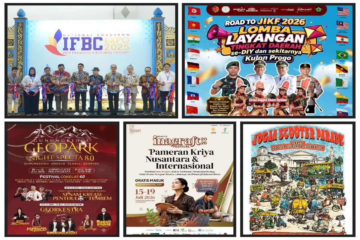 Event Jogja Juli 2026: IFBC, INACRAFT hingga Festival Layangan
