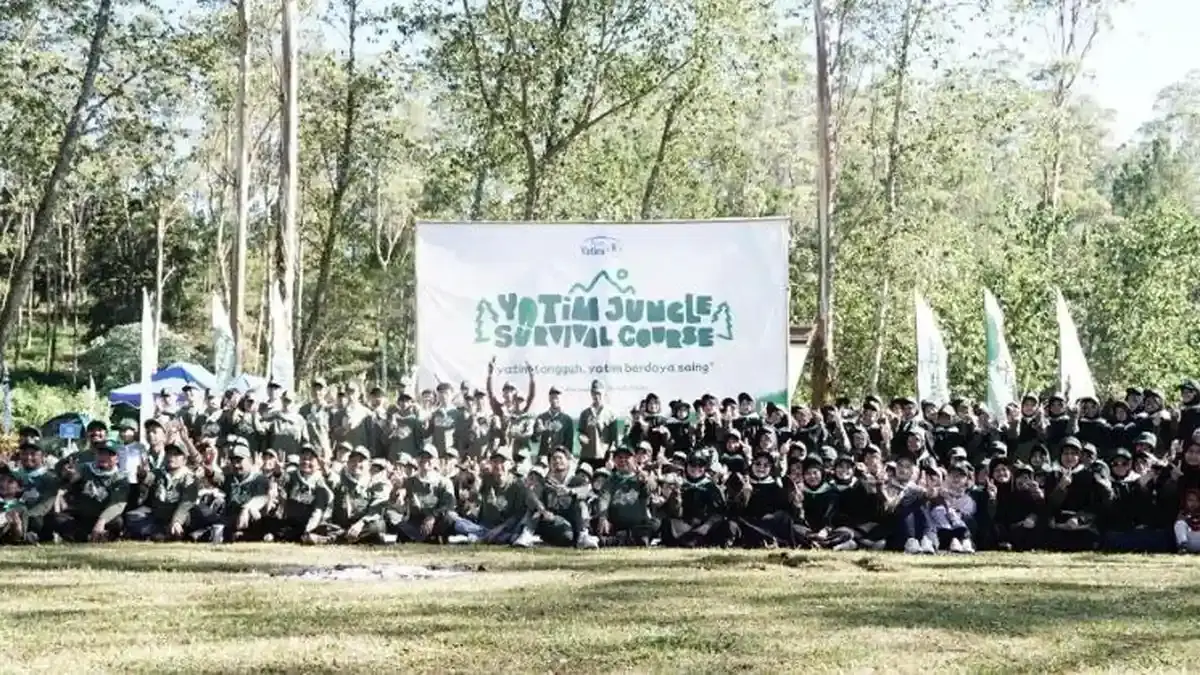 Belajar Bertahan Hidup di Alam, Puluhan Anak Asuh Ikuti Jungle Survival Course 2026 - Tribunnews.com
