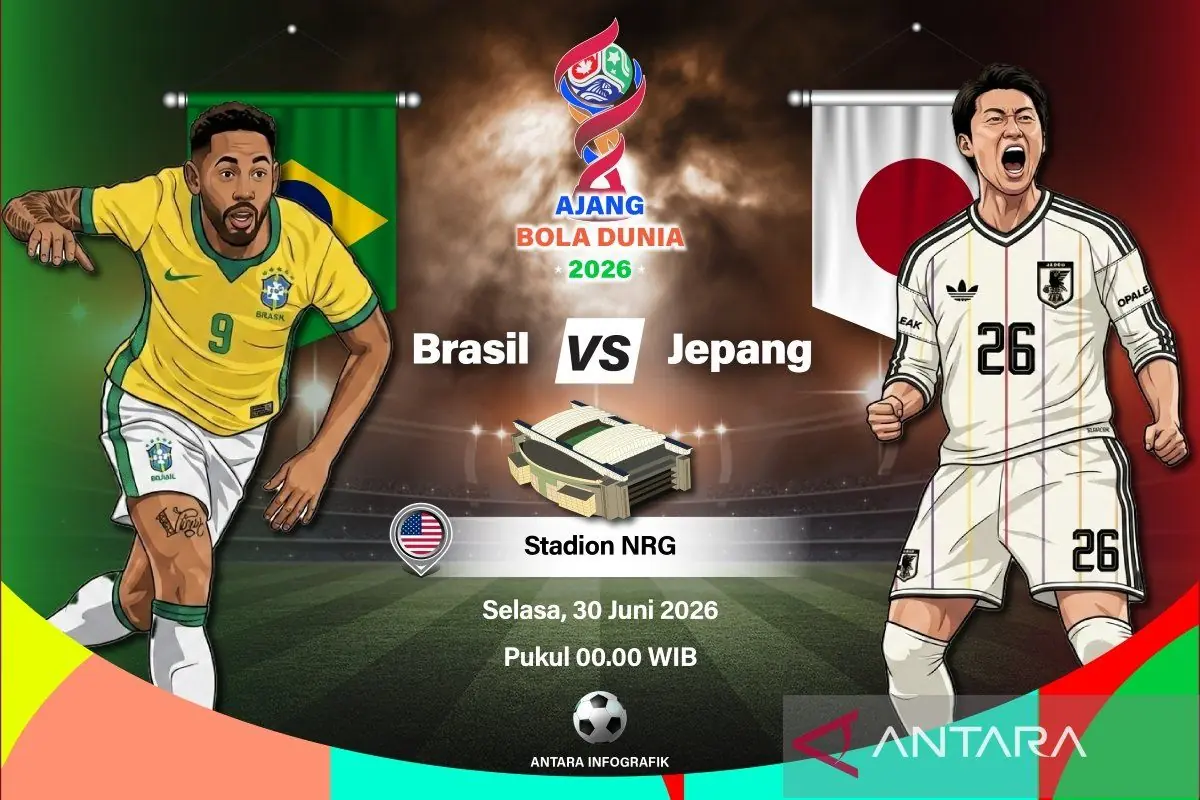 Susunan pemain Brasil vs Jepang, kedua tim turunkan komposisi terbaik