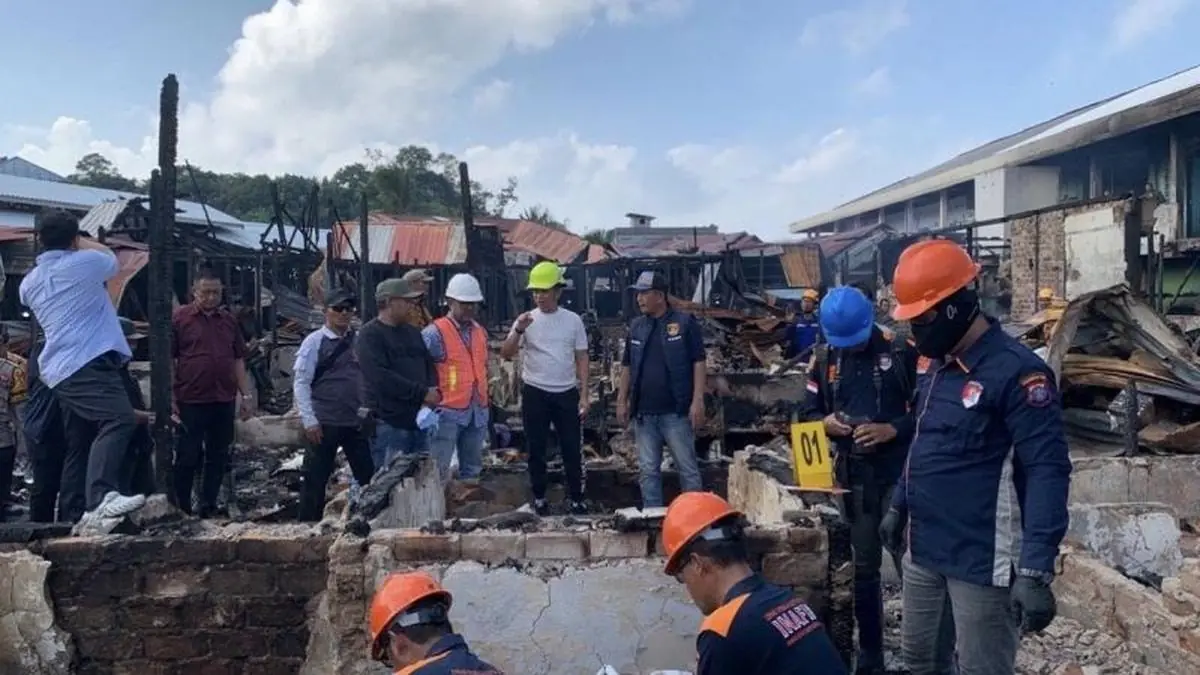 Pemkot Balikpapan Sigap Tangani Kebakaran Pasar Sepinggan, Sediakan TPS Pedagang - merdeka.com