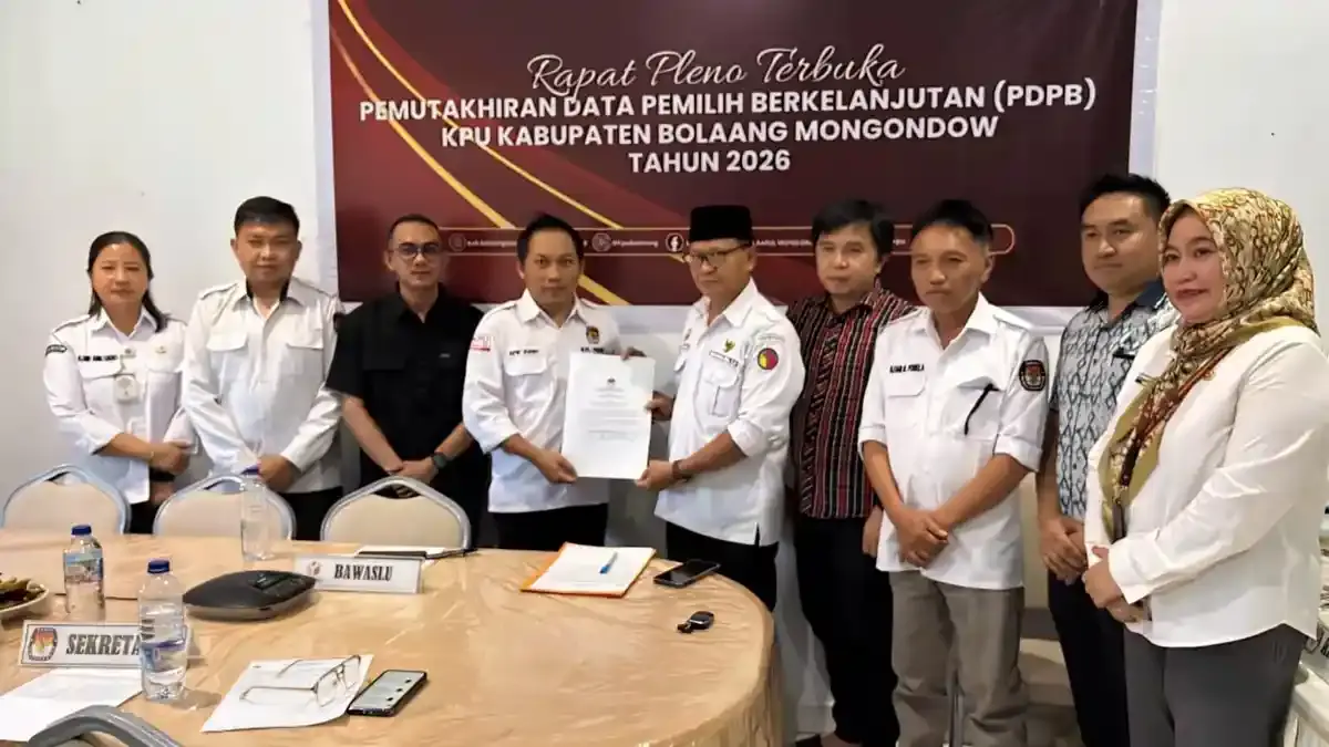 Hasil Rekapitulasi Pemutakahiran Data Pemilih Berkelanjutan KPU Bolmong, Pemilih Baru 543 Jiwa - Tribunmanado.co.id
