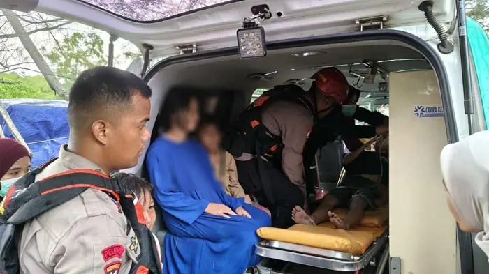 Kronologi Lengkap 4 Wisatawan Tenggelam di Pantai Matras, 3 Anak Dibawa Arus, Penyelamat Meninggal - Bangkapos.com