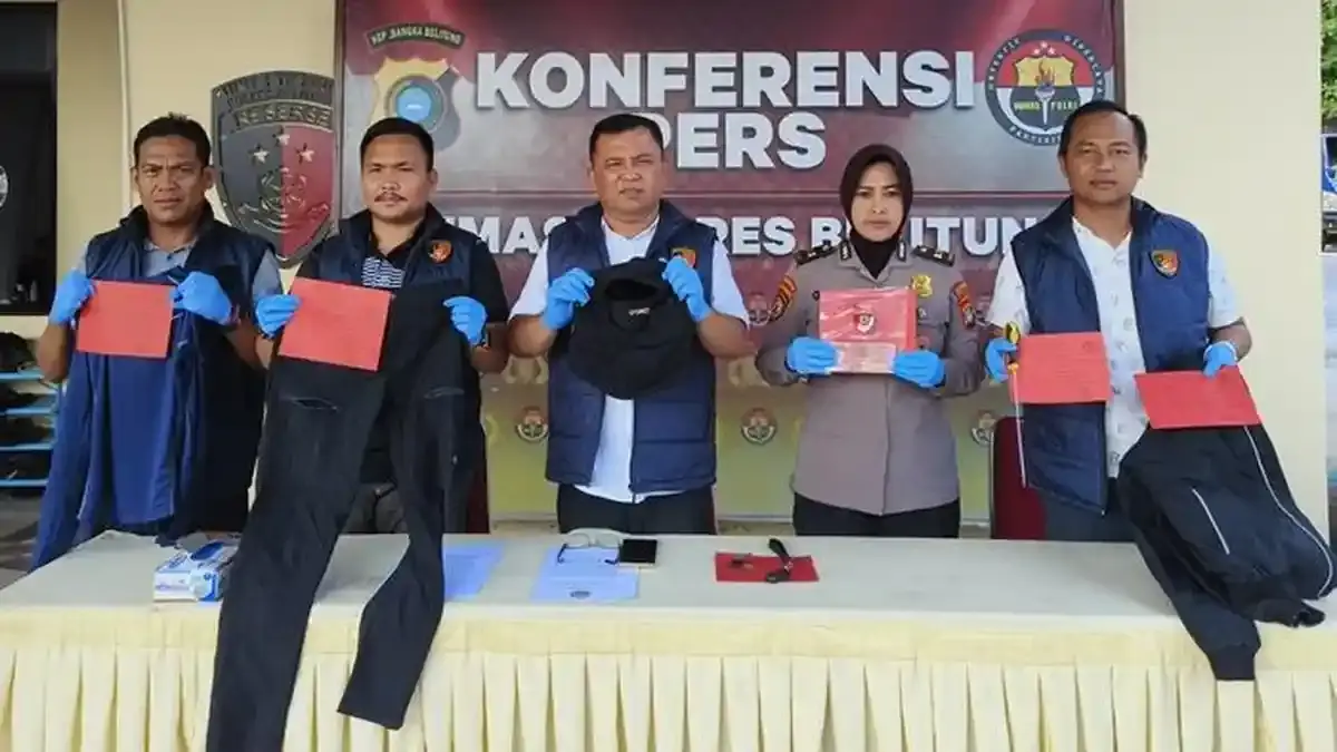 Satreskrim Polres Belitung Ungkap Pelaku Curat di Tujuh TKP Berstatus PNS - Posbelitung.co