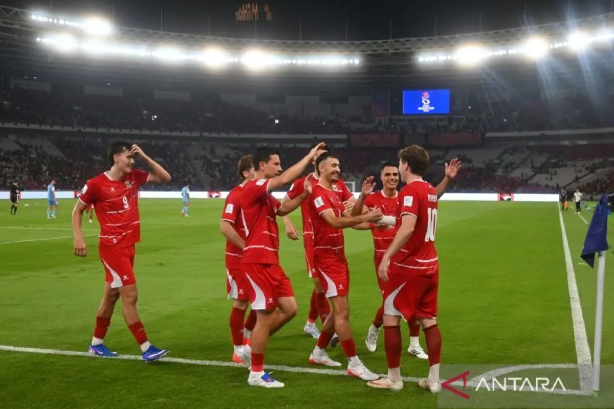 Indonesia cetak kemenangan 2-0 ketika jumpa Singapura