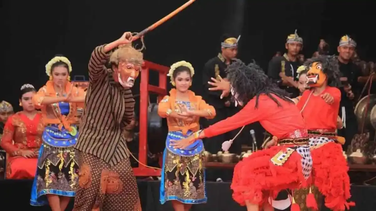 Mengenal Kesenian Dongkrek yang Eksis di Madiun - Surya.co.id
