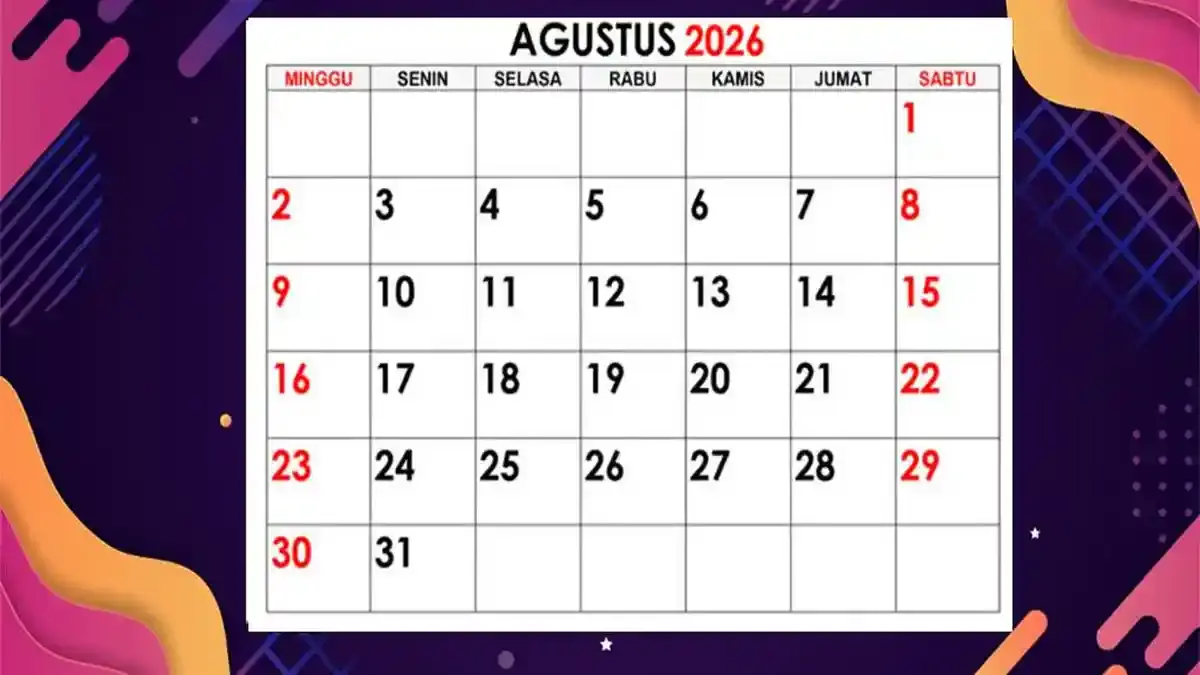 Tanggal 13 Agustus 2026 Memperingati Hari Apa? Ini Daftar Hari Besar Nasional dan Internasional - Tribunpontianak.co.id