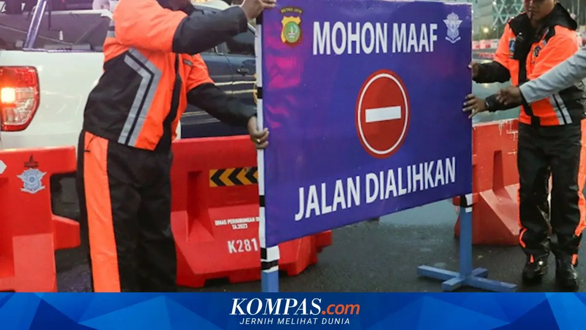 Ada Rekayasa Lalin di Sekitar Monas Minggu Pagi, Catat Rute Alternatifnya