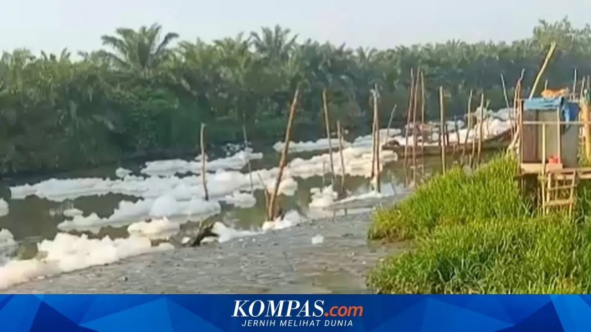 DLH Deli Serdang Ingatkan Sanksi jika Buih Mirip Salju di Percut Terbukti Limbah Pabrik, Bisa Dipidana