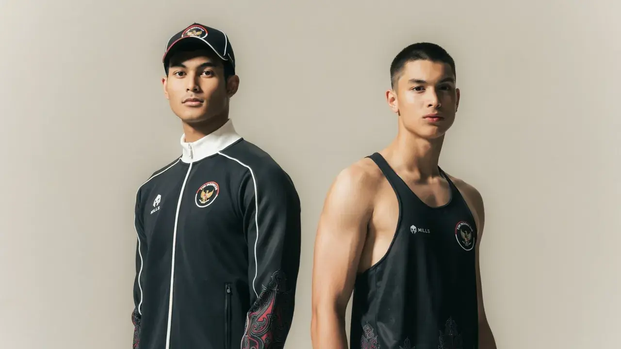 Putra Maudy Koesnaedi dan Diah Permatasari Jadi Model Jersey Tim Indonesia untuk Asian Games 2026