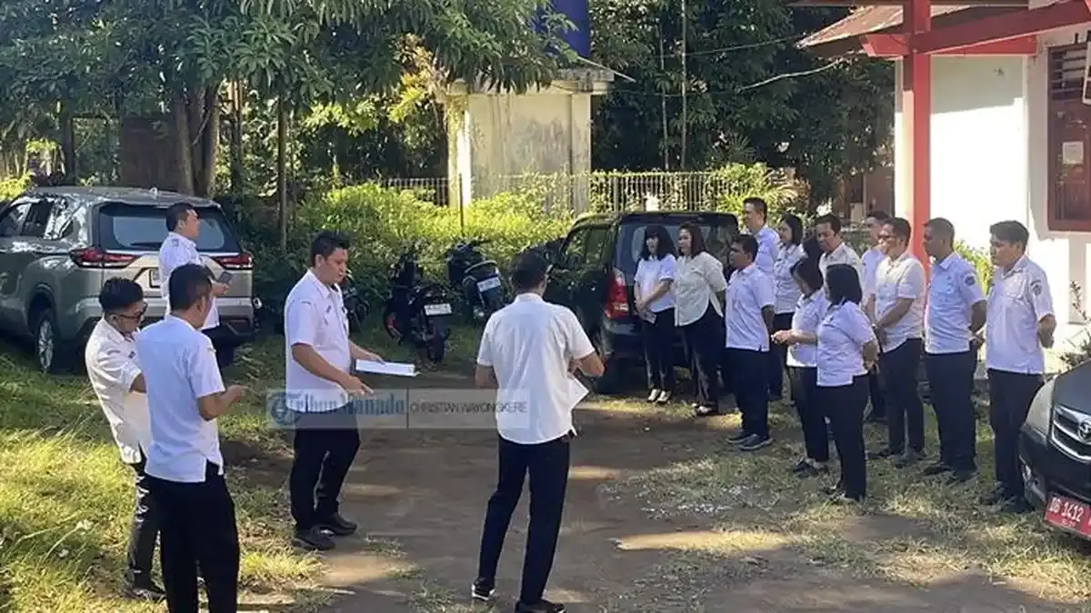 BKPSDM Sidak Dua Dinas di Minut Sulut, Ada 26 PNS Tak Hadir, Kadis Tenaga Kerja Mengaku Sedang Sakit - Tribunmanado.co.id