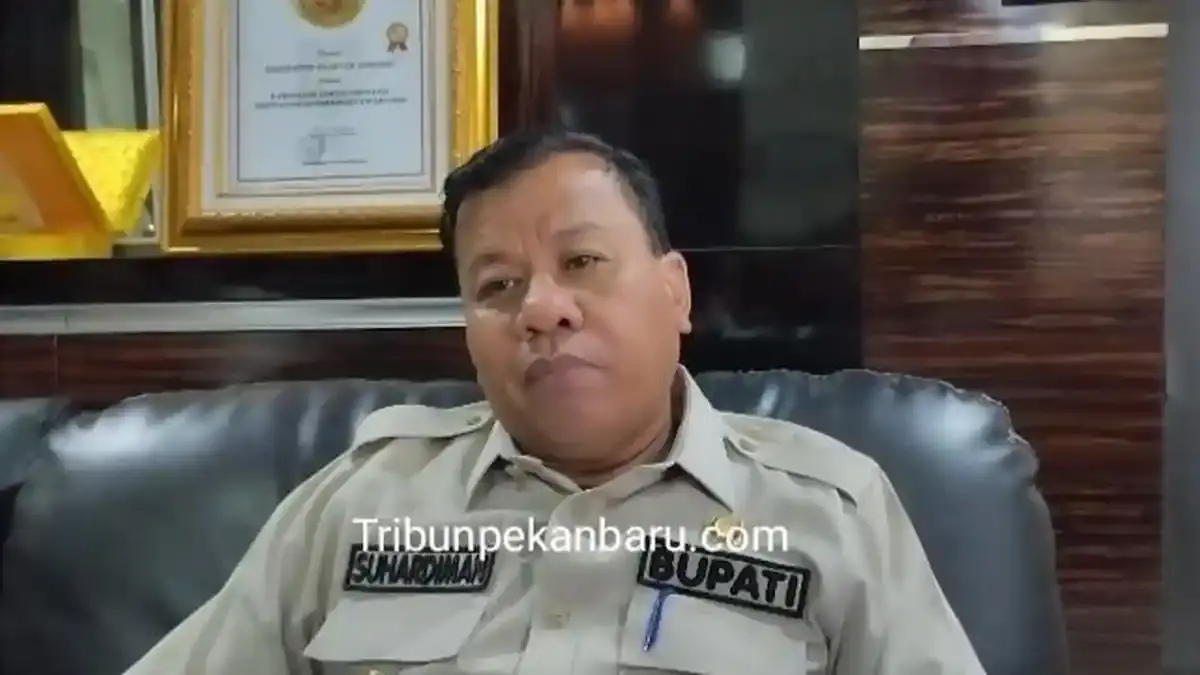 Kilas Balik Bupati Kuansing, Suhardiman Amby, Dikabar terjaring OTT KPK dan Kebijakan Terkait PETI - Tribunpekanbaru.com