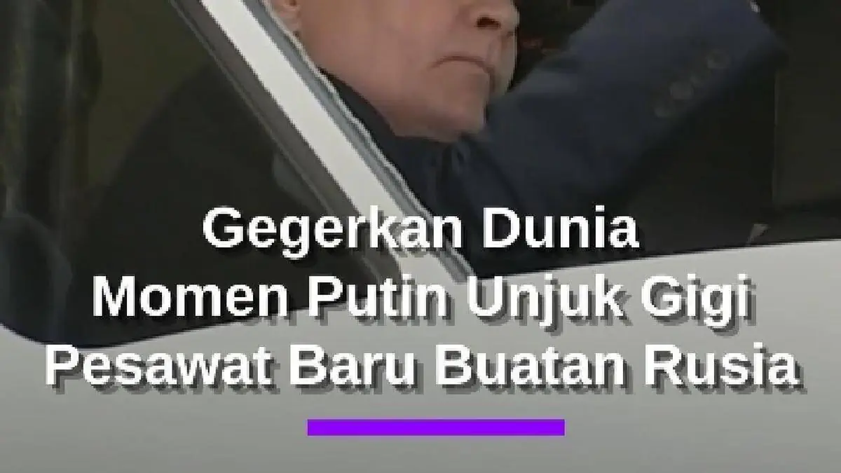 Presiden Putin Unjuk Gigi Gegerkan Dunia, Gagah Duduk di Kokpit Pesawat Baru Milik Rusia