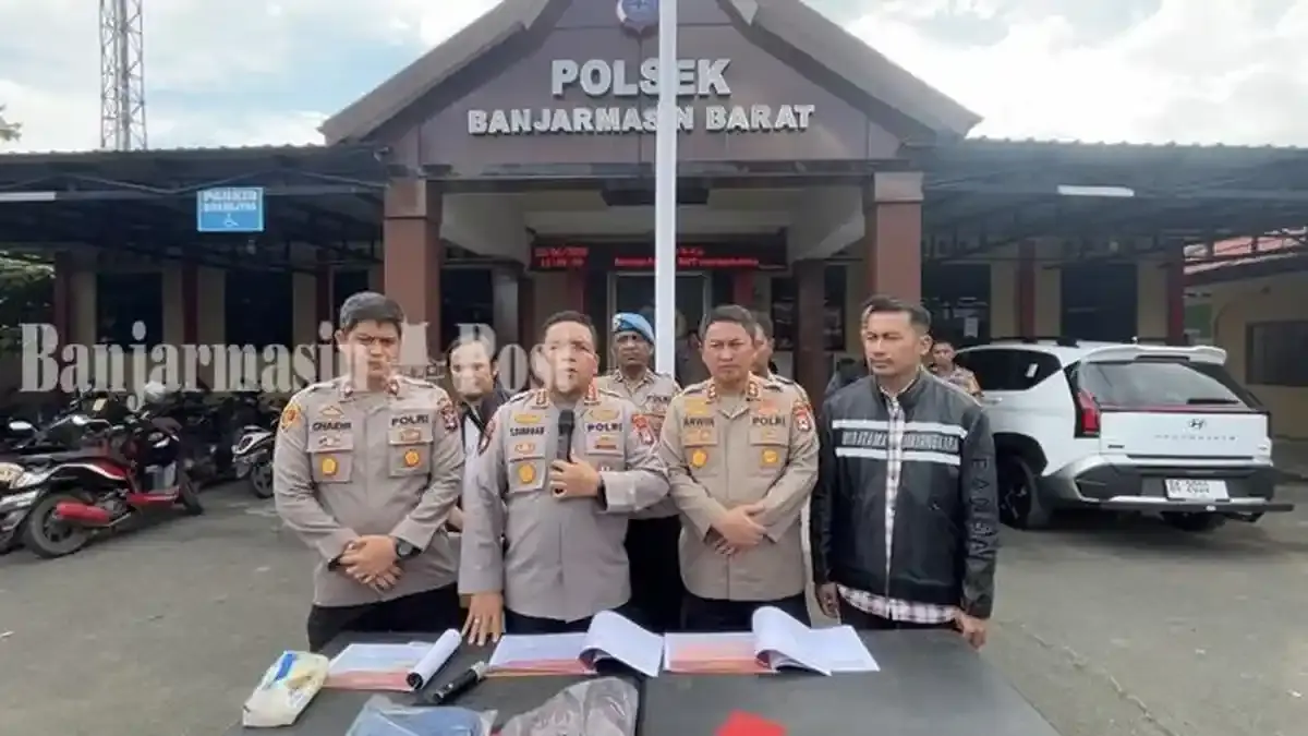 Pembunuh Kakak Ipar di Banjarmasin Tertangkap di Palangkaraya, Sempat Mencuri Motor untuk Kabur - Banjarmasinpost.co.id
