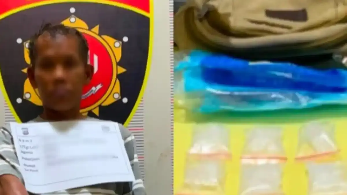 NASIB MS Usai Ketahuan Bawa 9 Paket Sabu di Tas, Kini Ditangkap Polisi, Akui Mau Jual Barang Haram - Tribun-medan.com