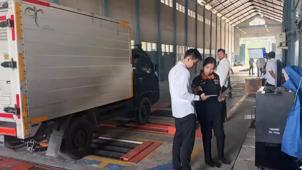 UPT Pengujian Kendaraan Bermotor Dumai Kembali Beroperasi, Setelah Tutup Sementara - Tribunpekanbaru.com