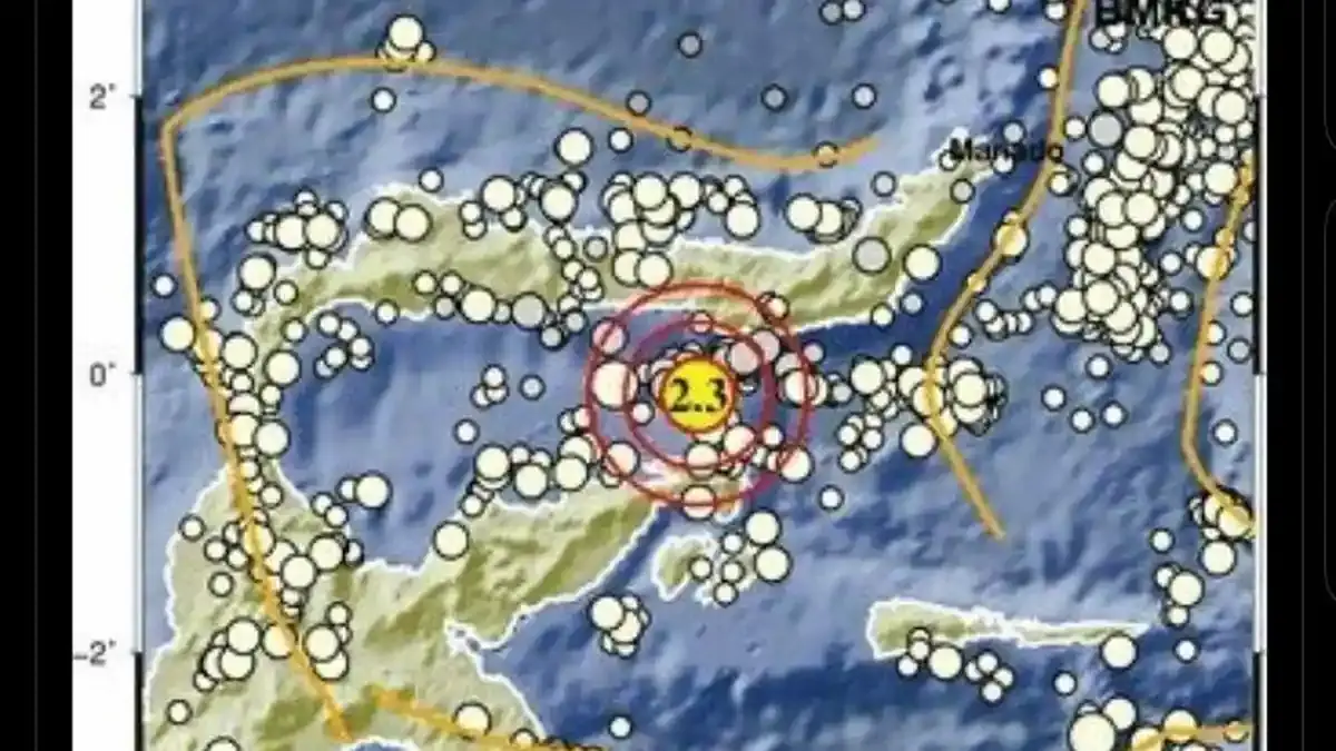 Gempa Bumi Kembali Terjadi di Bone Bolango Gorontalo Malam Ini, Kamis 2 Juli 2026 - Tribunmanado.co.id
