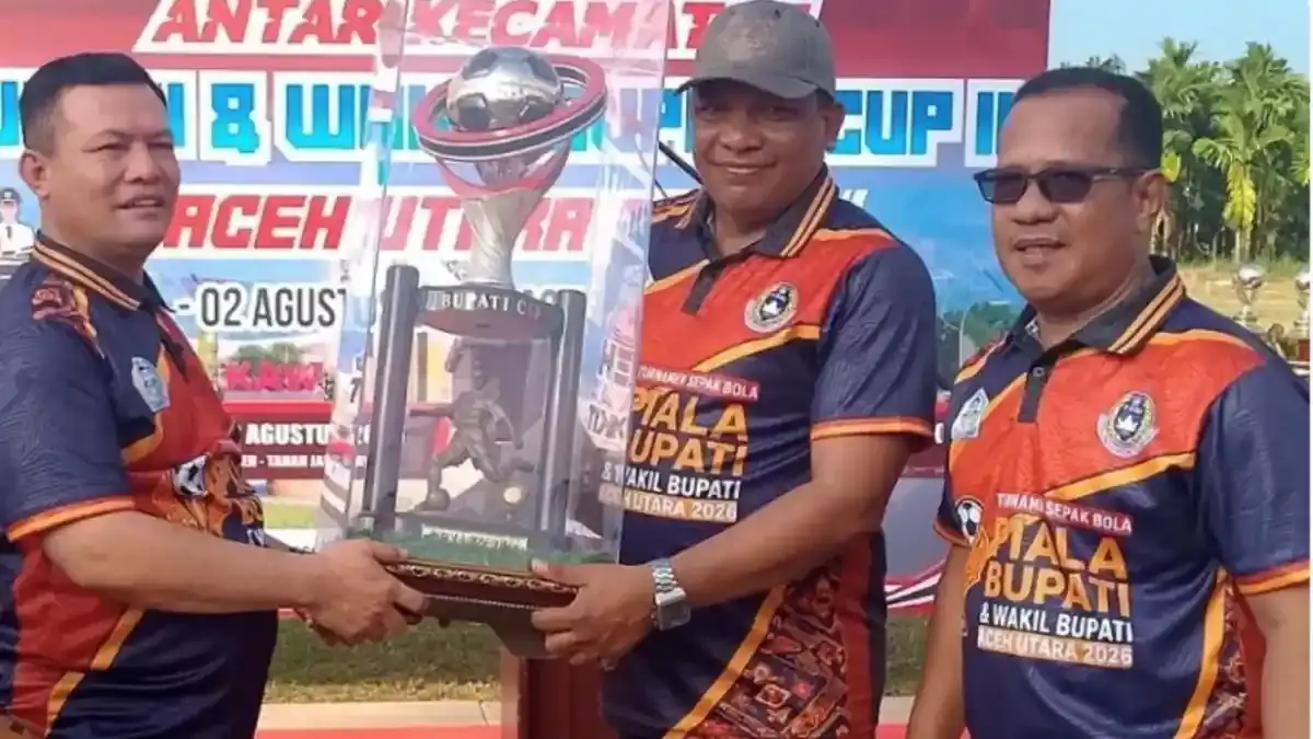 Turnamen Sepak Bola Piala Bupati dan Wakil Bupati Cup II Aceh Utara 2026, Resmi Dibuka Ayahwa - Serambinews.com