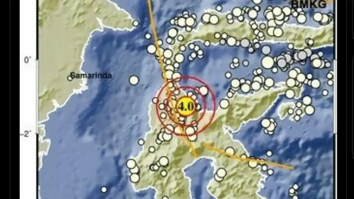 Gempa Magnitudo 4,0 Guncang Sigi Sulawesi Tengah Malam Ini, Kedalaman 4 Kilometer - Tribunmanado.co.id