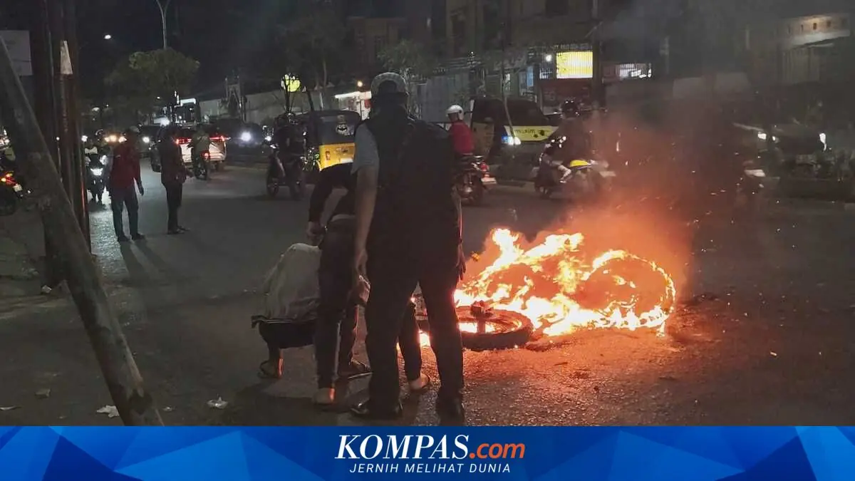 Tawuran Geng Motor Vs Warga Kembali Pecah di Makassar, Motor Dibakar dan 1 Korban Kena Panah