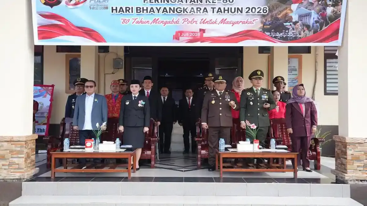 Pesan Bupati Karolin di Peringatan 80 Tahun Polri : Presisi dan Semakin Dekat Dengan Rakyat - Tribunpontianak.co.id