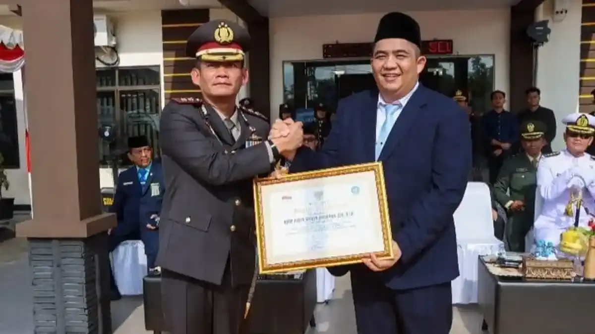 Hari Bhayangkara ke-80 Polres Bintan, Bupati Roby Apresiasi Pengabdian Polri - Tribunbatam.id