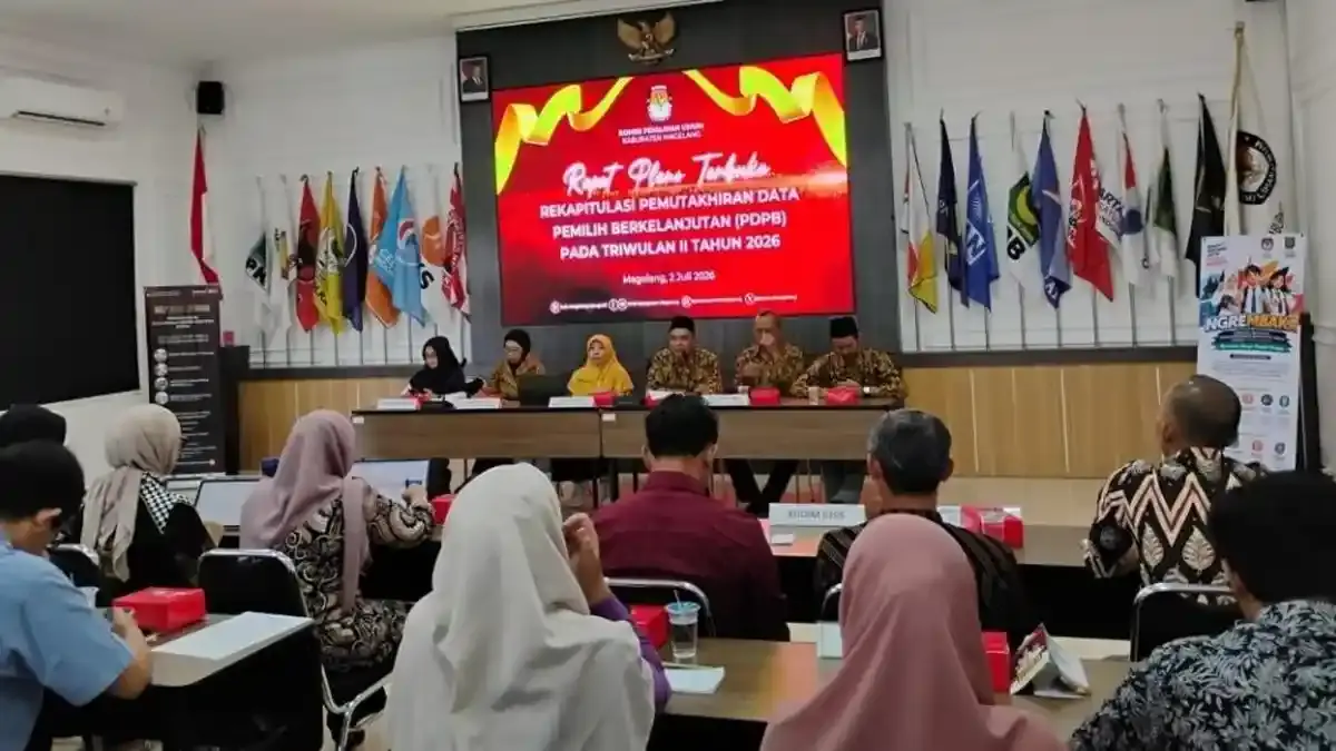 KPU Kabupaten Magelang Catat 21.144 Pemilih Baru pada Triwulan II 2026 - Tribunjogja.com