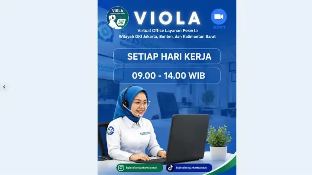 Layanan Daring VIOLA Permudah Peserta JKN Urus Layanan Tanpa ke Kantor BPJS Kesehatan - Wartakotalive.com