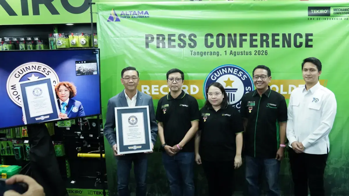 GIIAS 2026 Jadi Saksi Lahirnya Rekor Dunia, Kompetisi Mekanik Indonesia Masuk Guinness World Records