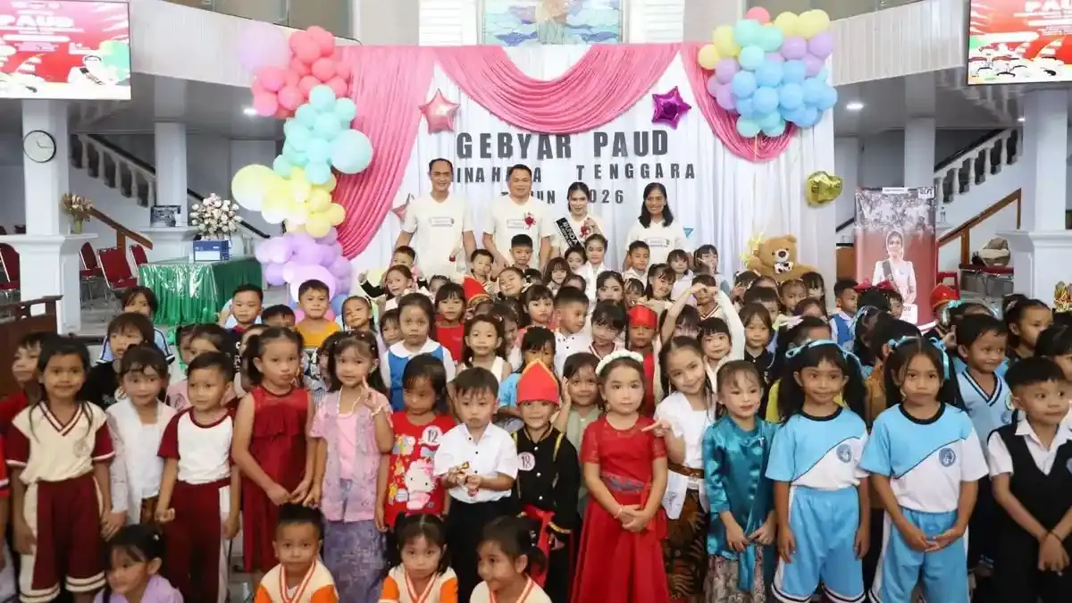 Pesan Bupati Mitra Ronald Kandoli untuk Orang Tua Saat Hadiri Gebyar Pendidikan Anak Usia Dini - Tribunmanado.co.id