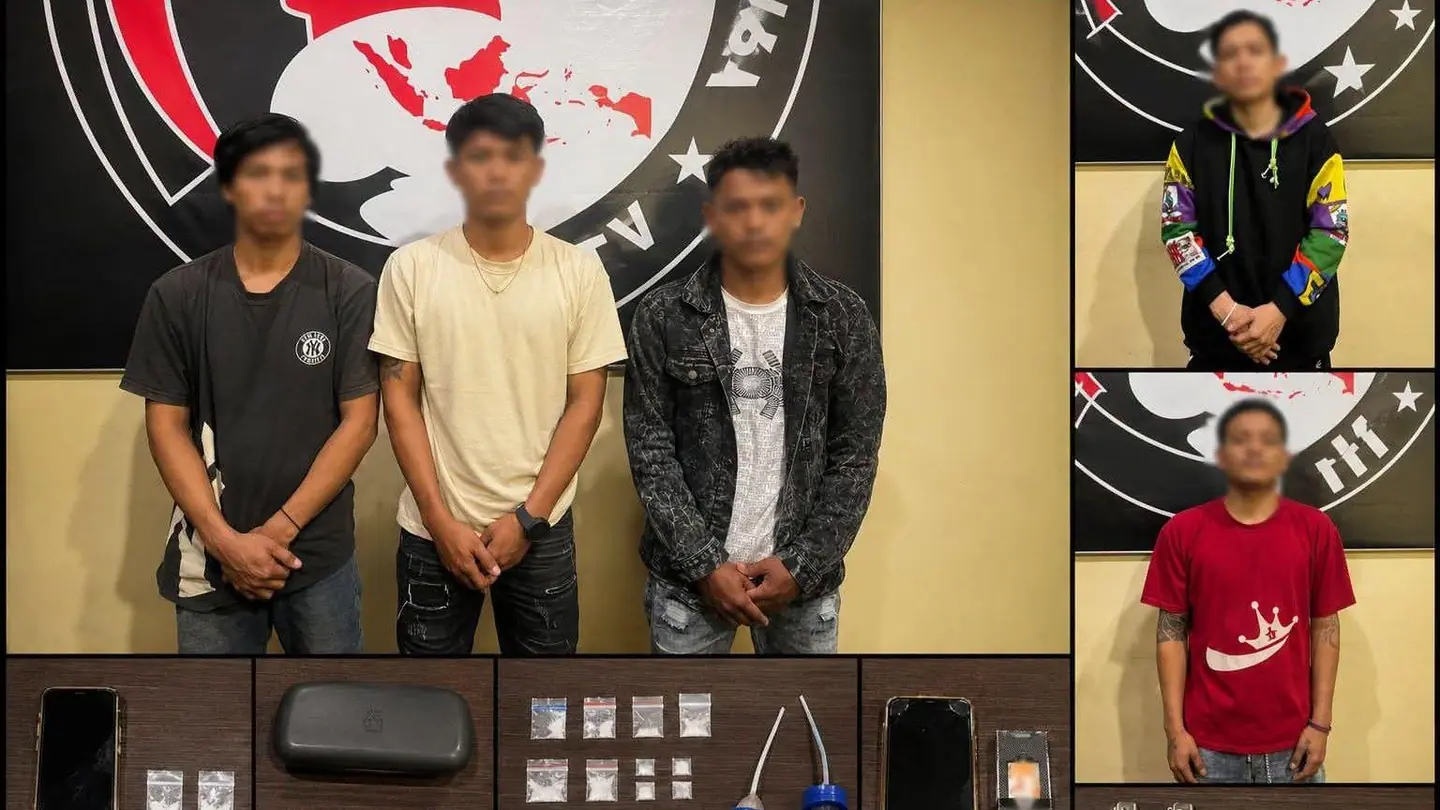 Identitas 5 Pengedar Sabu di Lokasi PETI Paret Boltim, Sudah Ditangkap Polisi - Tribunmanado.co.id