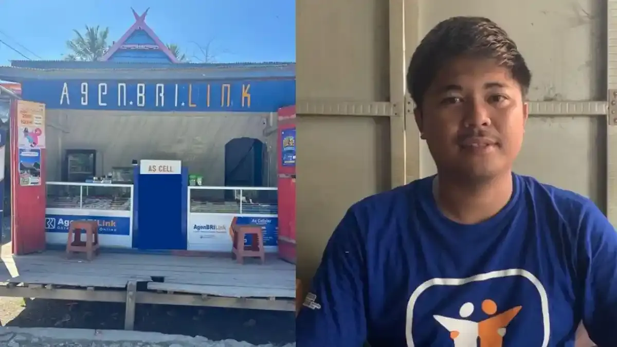 Cinta Asdar Berlabuh di Pelaminan Berkat Keuntungan Agen BRILink - Tribun-timur.com